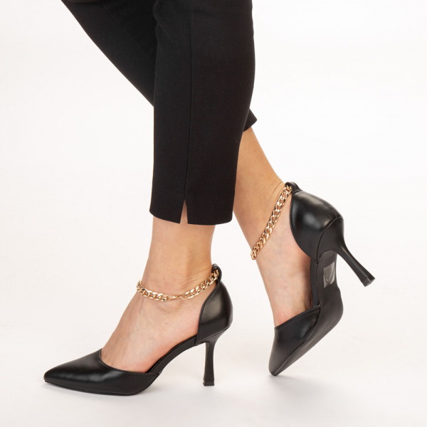 Γυναικεία παπούτσια  Sofie μαύρα, 3 - Kalapod.gr
